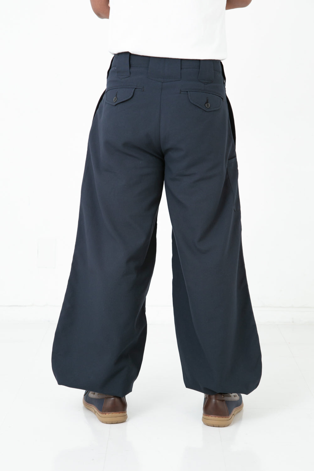 Japan made Summer Serge 13 Edo-Style Tobi Pants - back