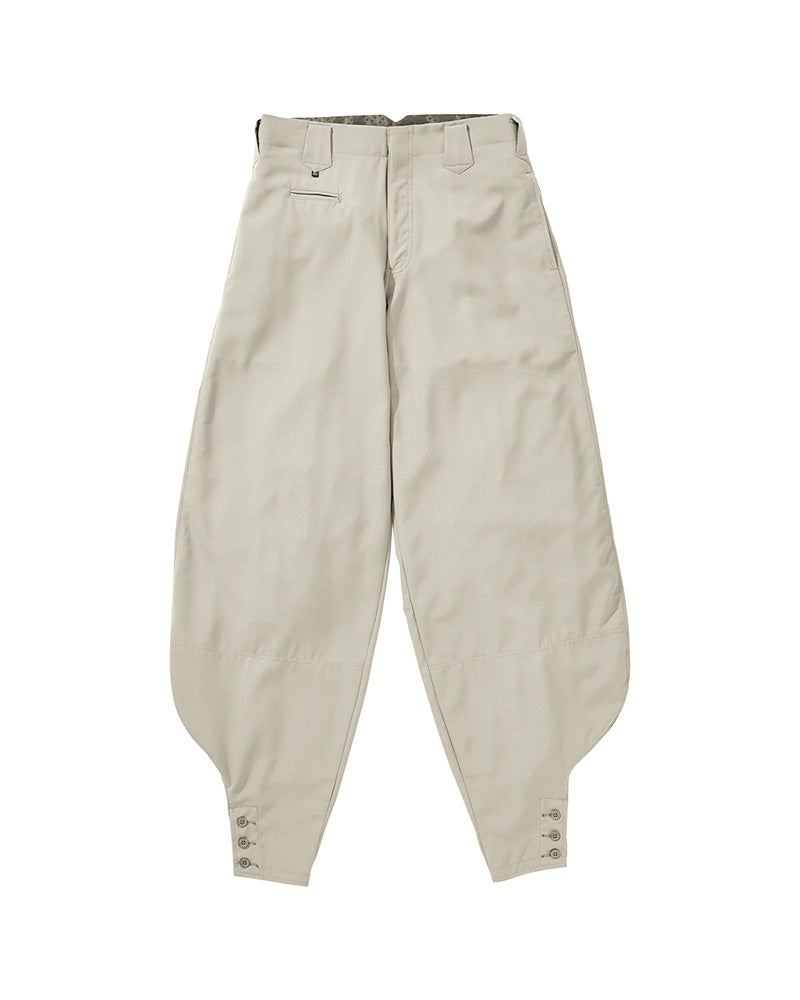 Japan made Summer Serge 13 Edo-Style Tobi Pants - Ivory