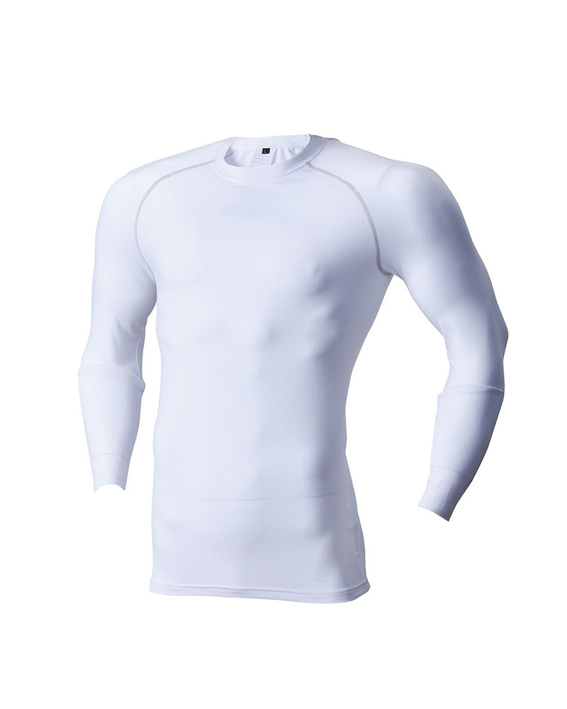 Chemise de compression en coton cool à manches longues