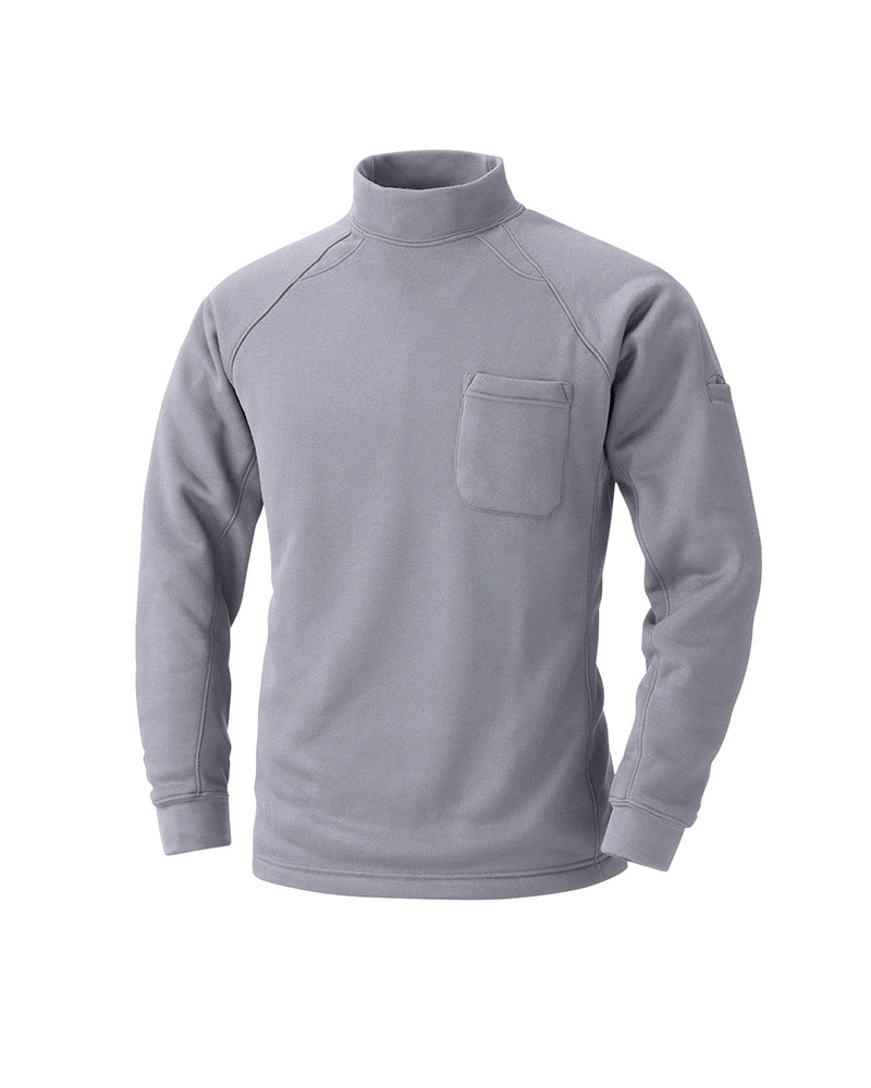 Inside Fleece High Neck Shirt - Grey