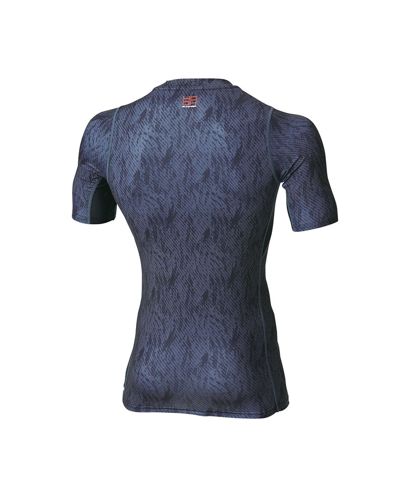 Cool Compression Shirt Short Sleeve - Camouflage Black - back