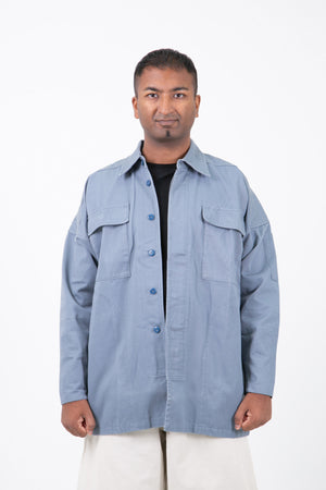 Classic Cotton 40 Tobi Oversized Shirt_front