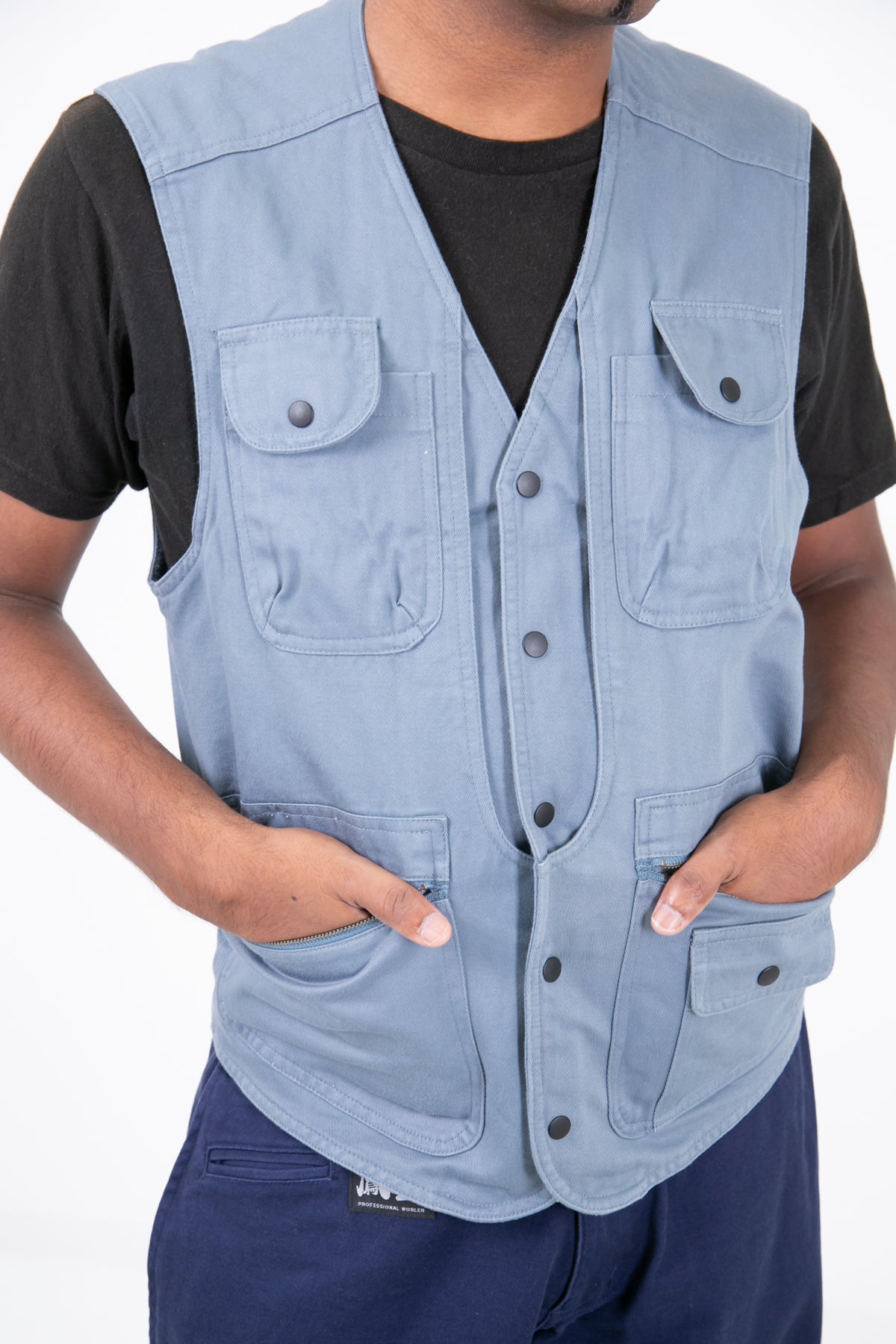 Classic Cotton 40 Multi Pockets Vest_pocket