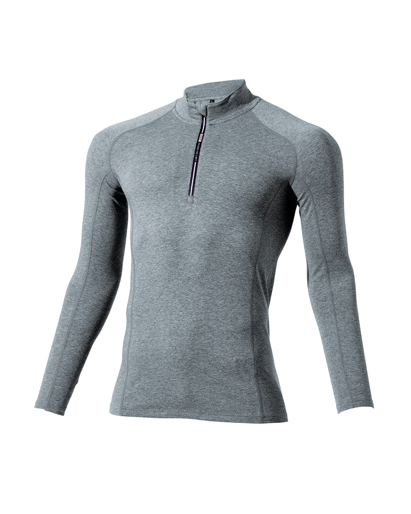 Zip Up Hot Inner Shirt - Grey