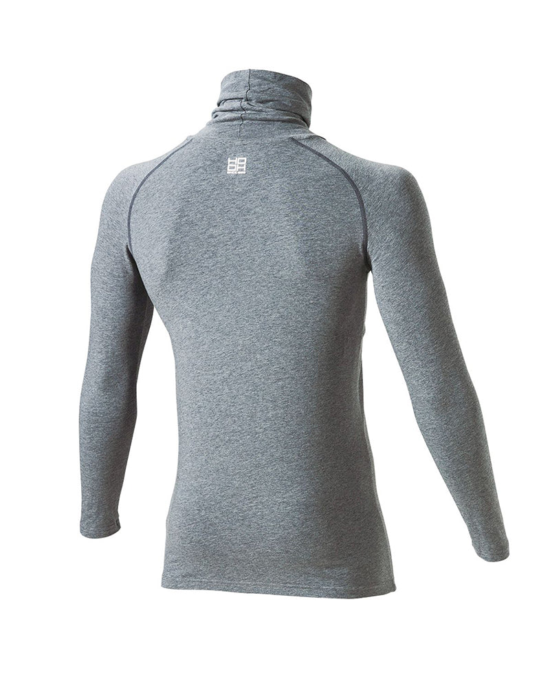 Over Neck Hot Inner Shirt - Grey - Back