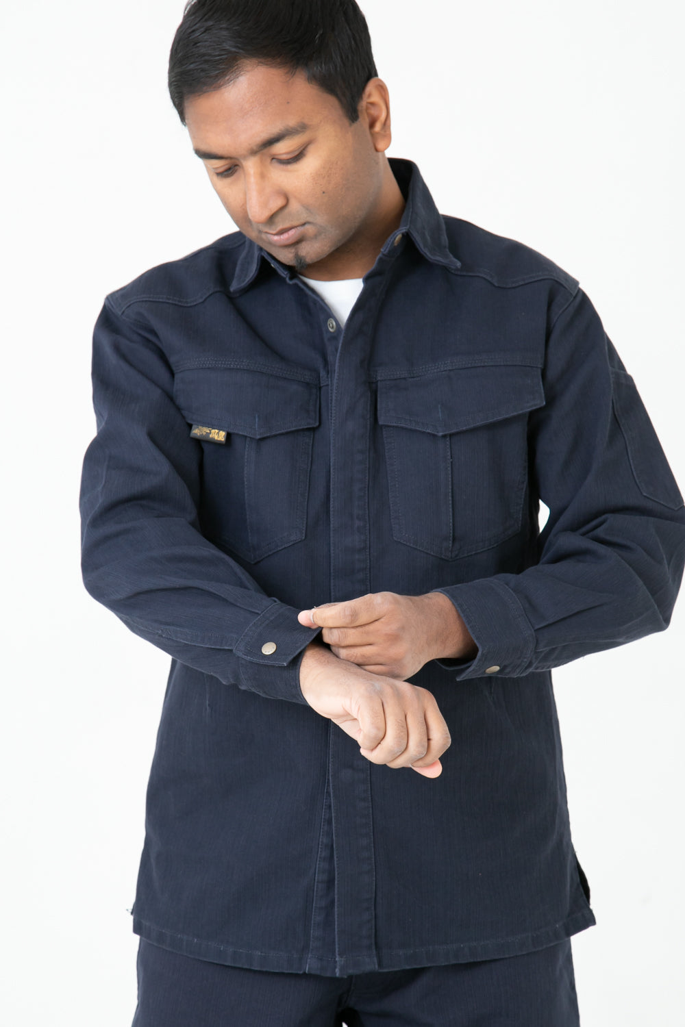 Ball Biowash Cotton 64 Tobi Work Shirt - cuff