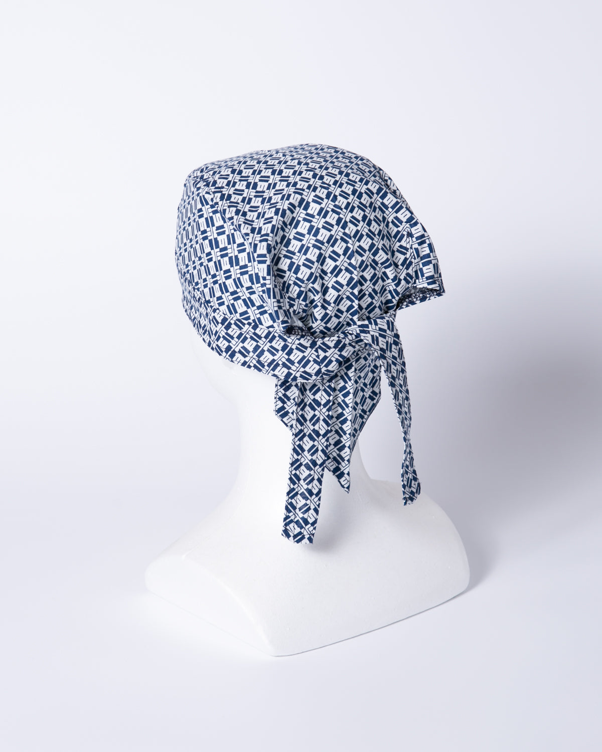 Cotton Bandana Cap - Eel Connecting Pattern