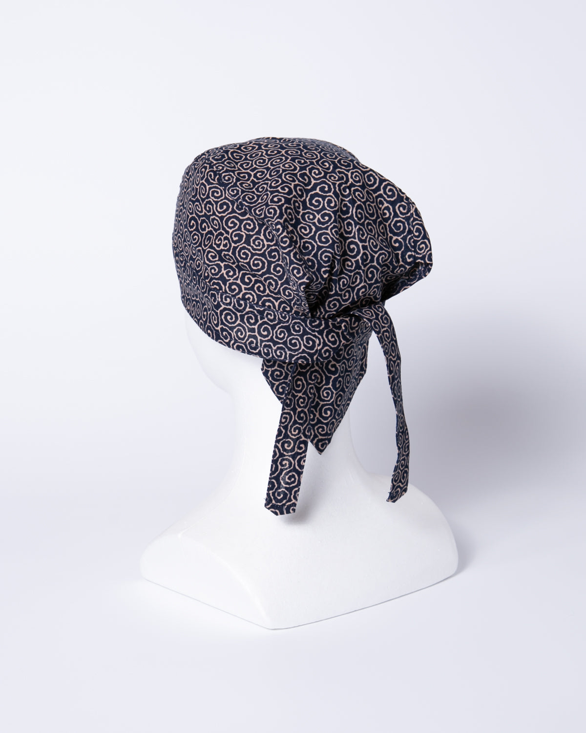 Cotton Bandana Cap - Japanese Arabesque Pattern