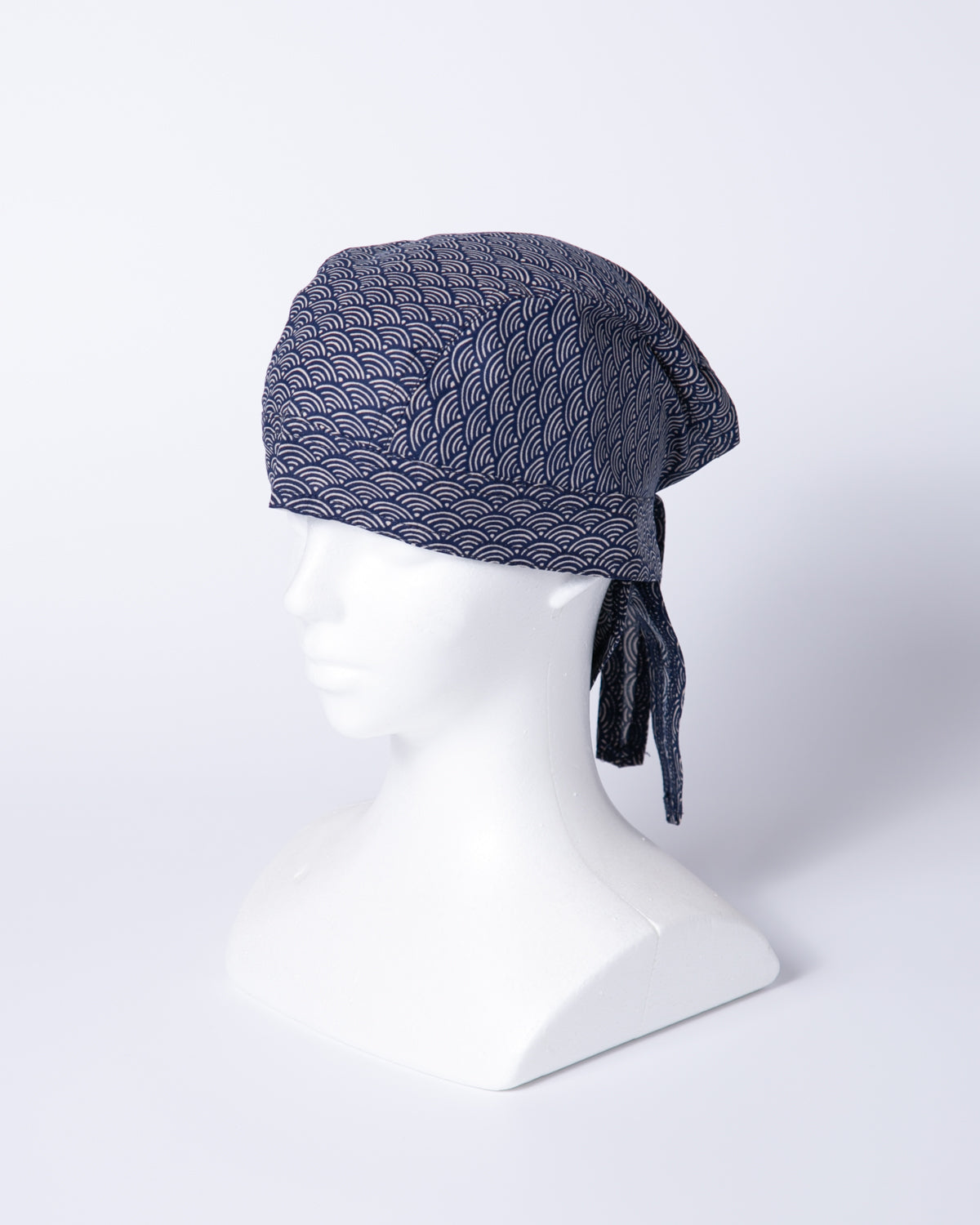 Cotton Bandana Cap - Qinghai Wave Pattern