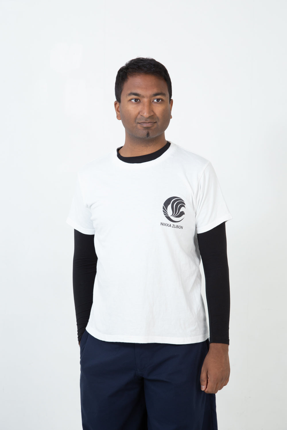 Nikka Zubon Basic Logo T-shirt - White