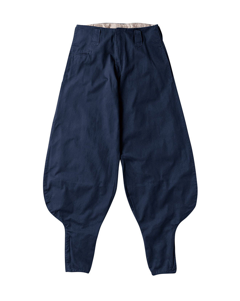 Regular Cotton 14 Tobi Pants - Navy